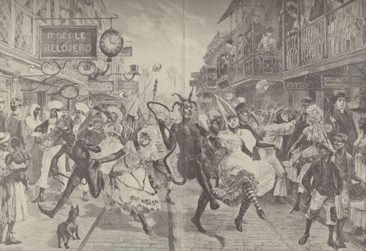 Carnival in Frederick Street, Illustrated London News 1888